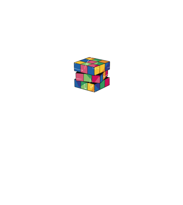 Rubik cube what part model negru pe tricou