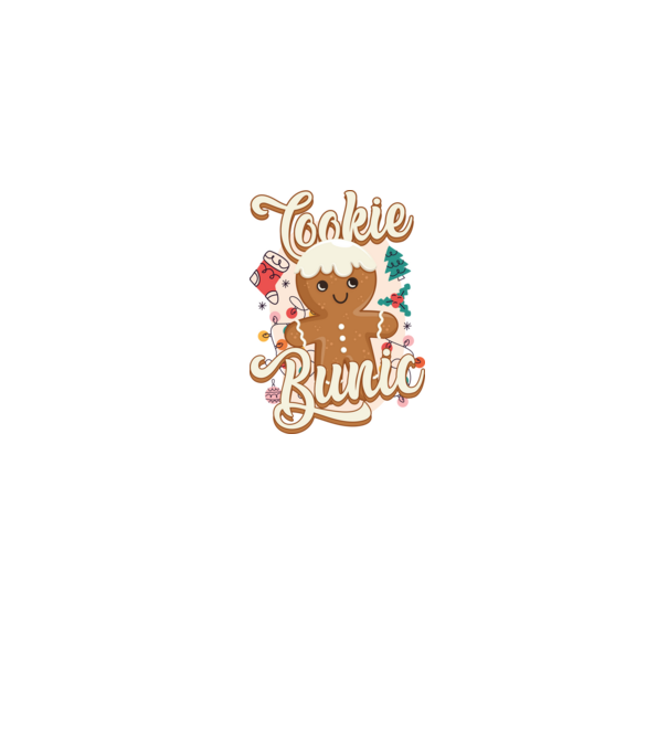 Cookie bunic model gri pe tricou