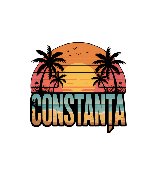 Constanța model nisipiu pe tricou