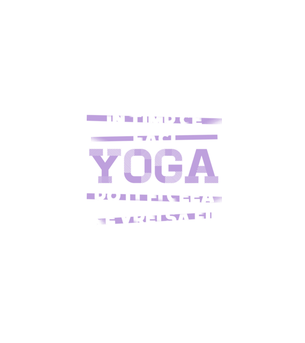 în timp ce faci yoga poți fi ceea ce vrei să fii - în acel moment model negru pe tricou