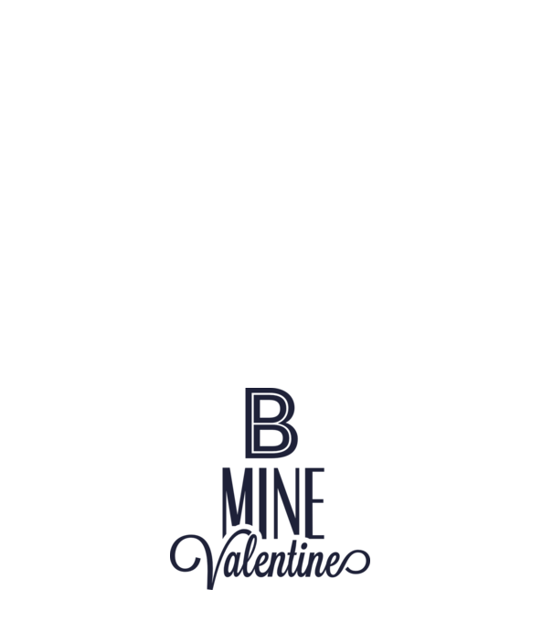Be my Valentine! model negru pe tricou
