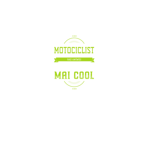 sunt motociclist, la fel ca toți ceilalți, dar mult mai cool model negru pe tricou