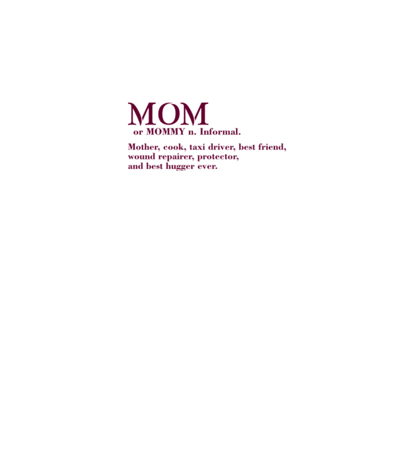 Mom definition model roz neon pe tricou