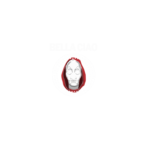 bella ciao stroke white model albastru jeanși pe tricou
