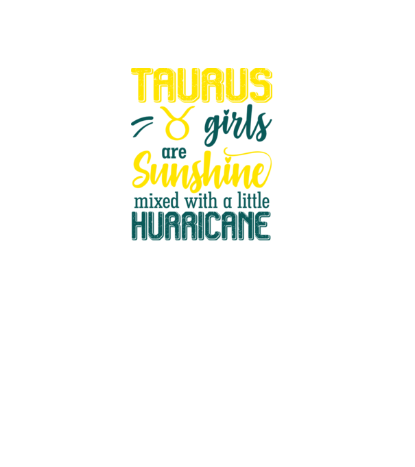 Sunshine with Hurricane TAURUS model negru pe tricou