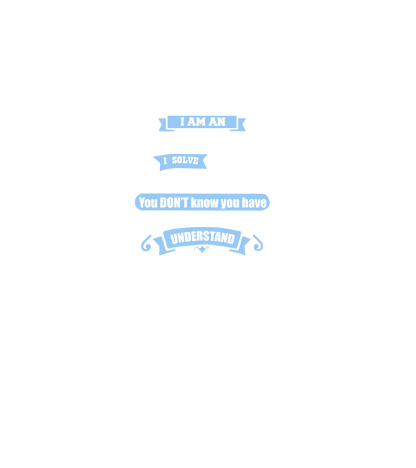I am an accountant I solve problems model negru pe tricou