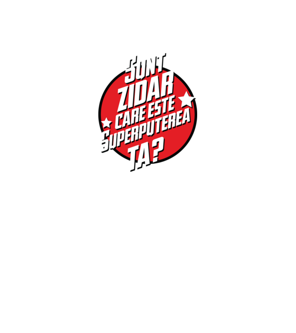 sunt zidar, care este superputerea ta? model mov pe tricou
