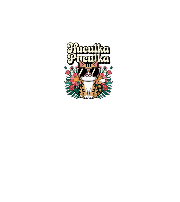 Huculka Puculka pisică 3 model gri pe tricou