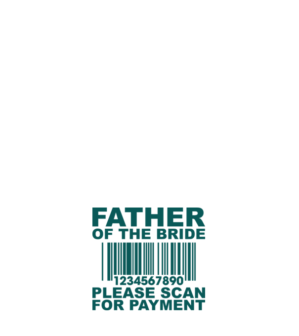 Father of the bride model roz deschis pe tricou