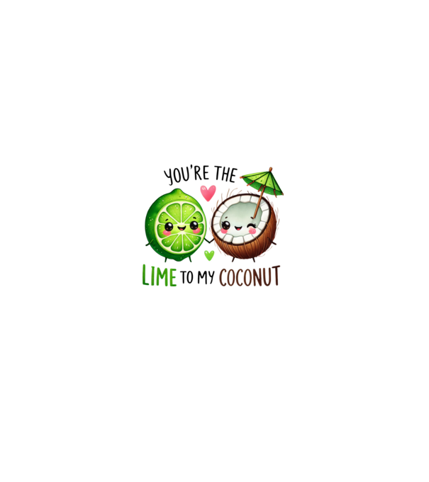 Lime to my Coconut model gri pe tricou