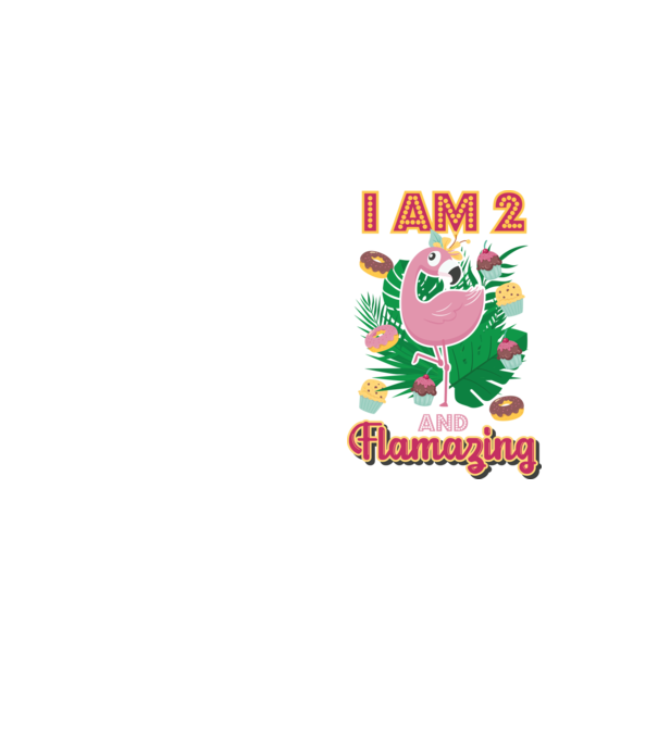 FLAMAZING Birthday 2 Years old model galben neon pe tricou