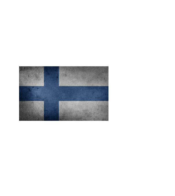 FINLAND model negru pe tricou