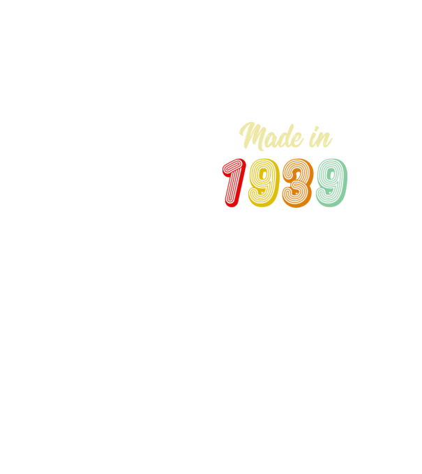 made in 1939 retro model galben neon pe tricou