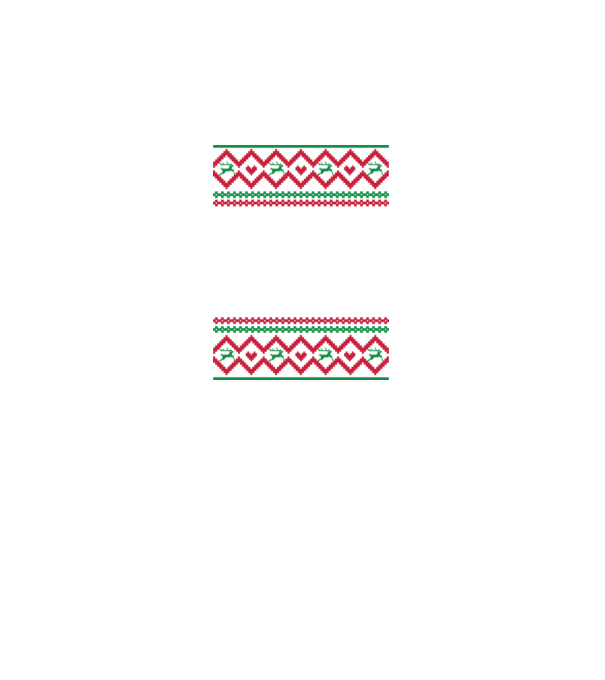 Model tricotat de Crăciun - tractorist model negru pe tricou