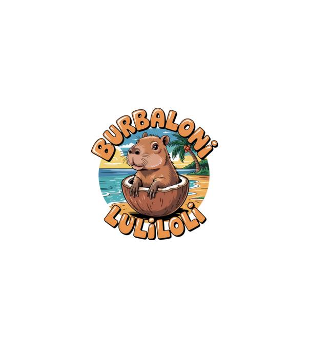 Burbaloni Luliloli model negru pe tricou