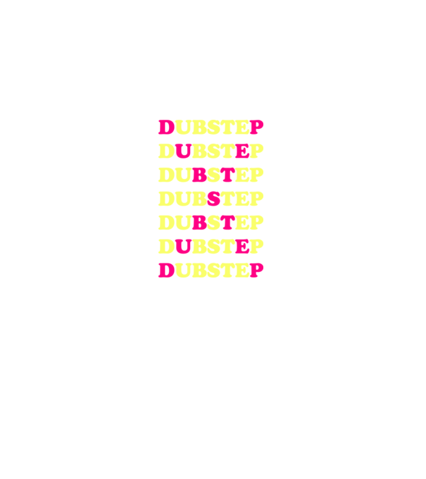 Dubstep model negru pe tricou