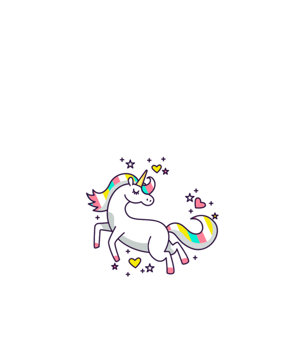 Unicorn Spark model nisipiu pe tricou