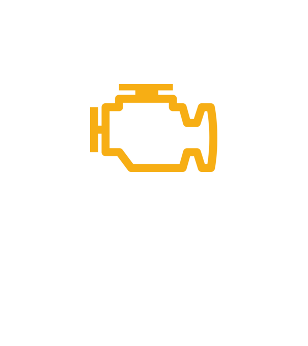check engine model negru pe tricou