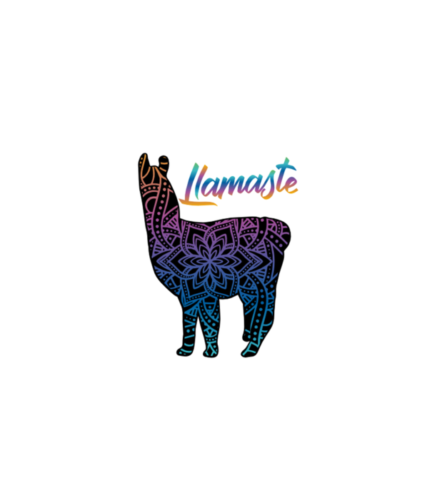 Lamaste color2 model alb pe tricou