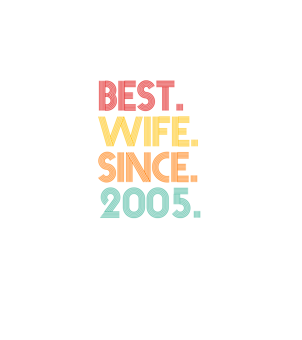 best wife since 2005 retro model negru pe tricou