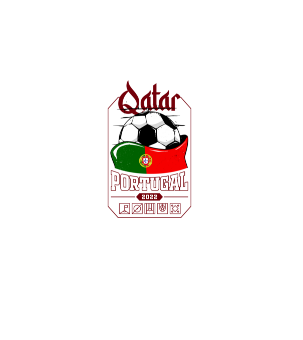 Qatar teams Portugal model negru pe tricou