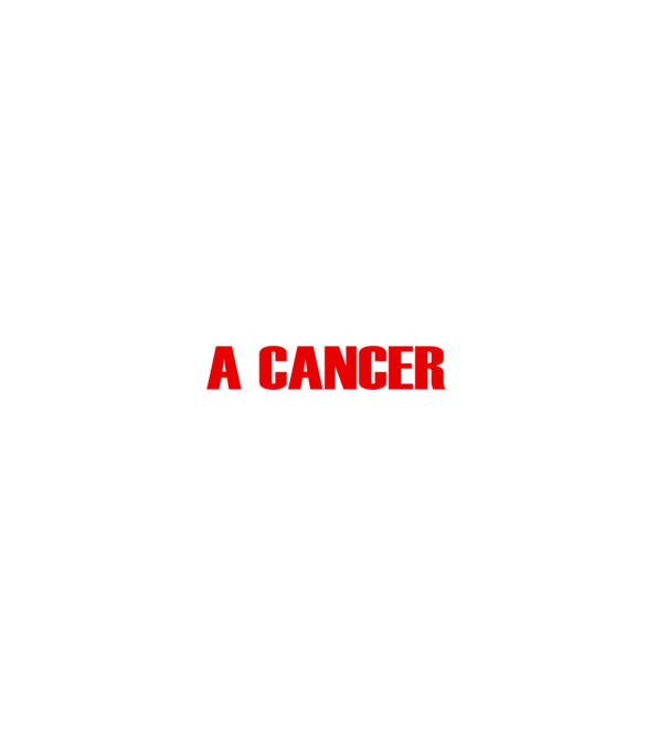 Piss of a CANCER model negru pe tricou