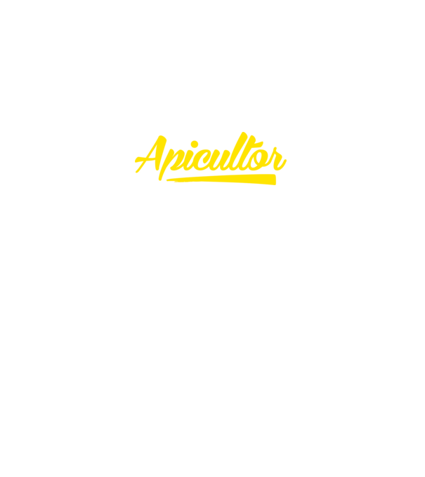 Apicultor model negru pe tricou
