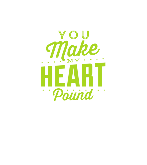 Make my heart model negru pe tricou