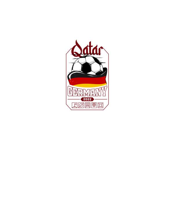 Qatar teams Germany model negru pe tricou