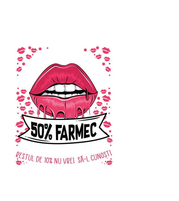 Sunt născută în iunie - 50% farmec - 40% nebunii și umor - Restul de 10% nu vrei să-l cunoști model alb pe tricou