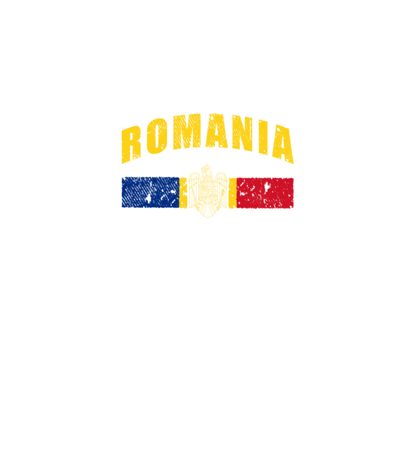 Romania coat of arms model negru pe tricou