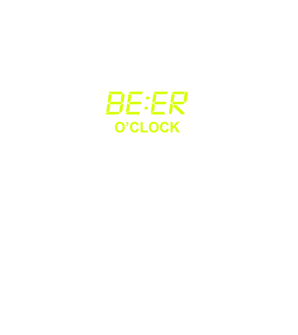 'Beer o'' clock' model gri pe tricou