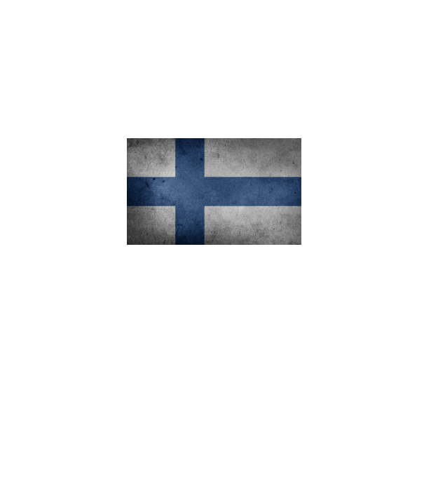 FINLAND model albastru jeanși pe tricou