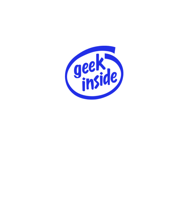 Geek inside model turcoaz pe tricou