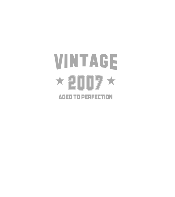 Vintage - 2007 model roșu pe tricou