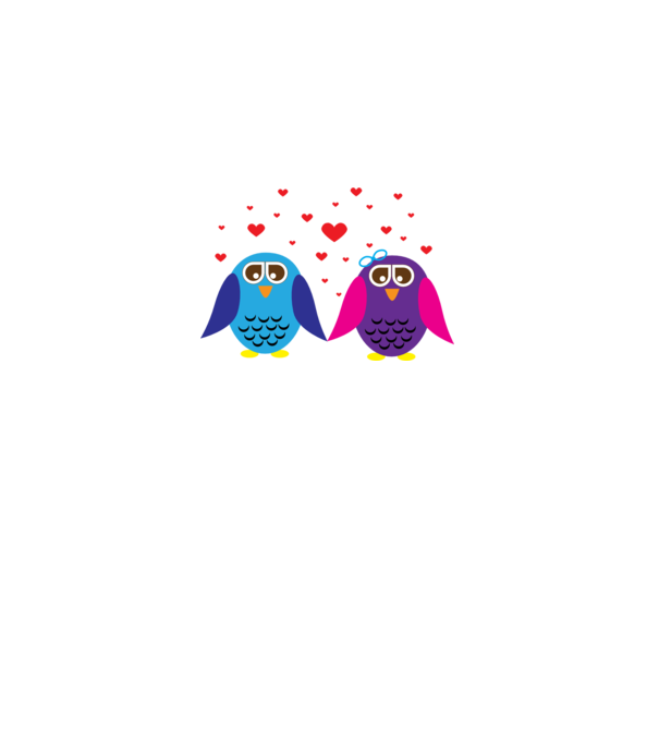 Owl Love model dusty pink pe tricou