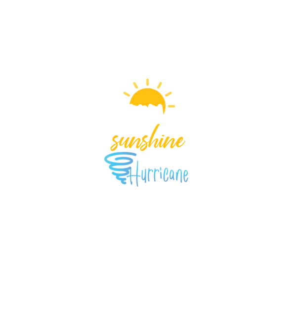 February Girls are Sunshine mixed with a little Hurricane model negru pe tricou