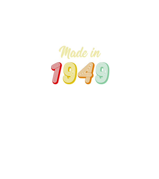 made in 1949 retro model negru pe tricou