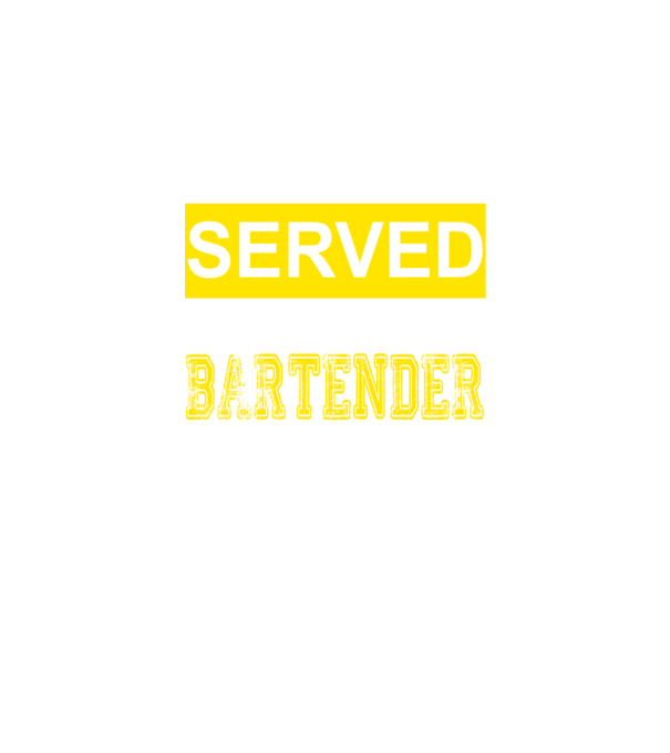 You just got served by the coolest bartender model negru pe tricou