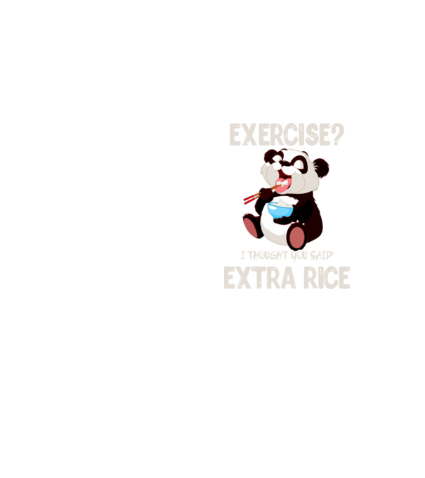 Exercise panda light model galben neon pe tricou