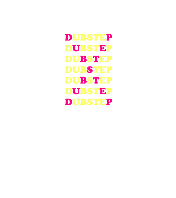 Dubstep model negru pe tricou