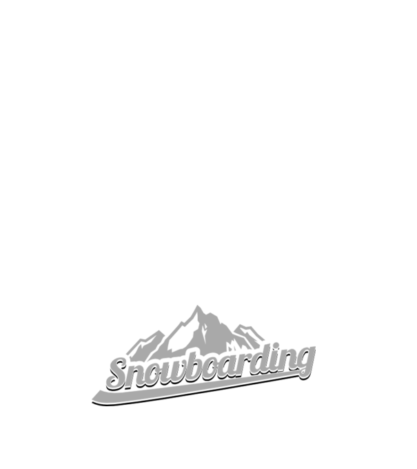 Snowboarding model negru pe tricou