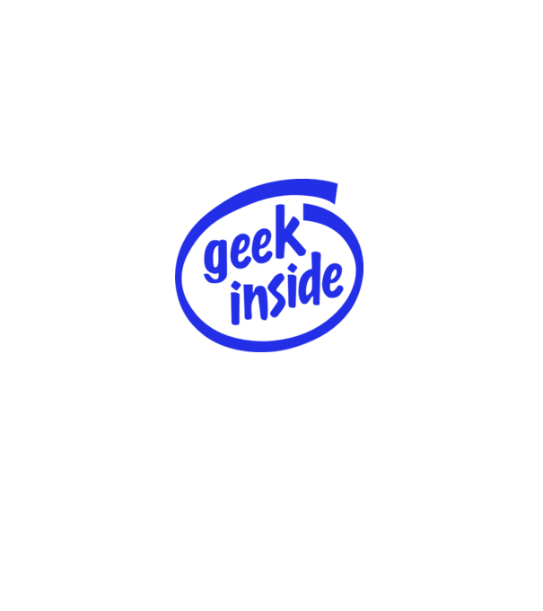 Geek inside model turcoaz pe tricou
