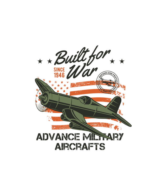 Avioane model alb pe tricou