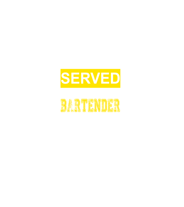 You just got served by the coolest bartender model negru pe tricou