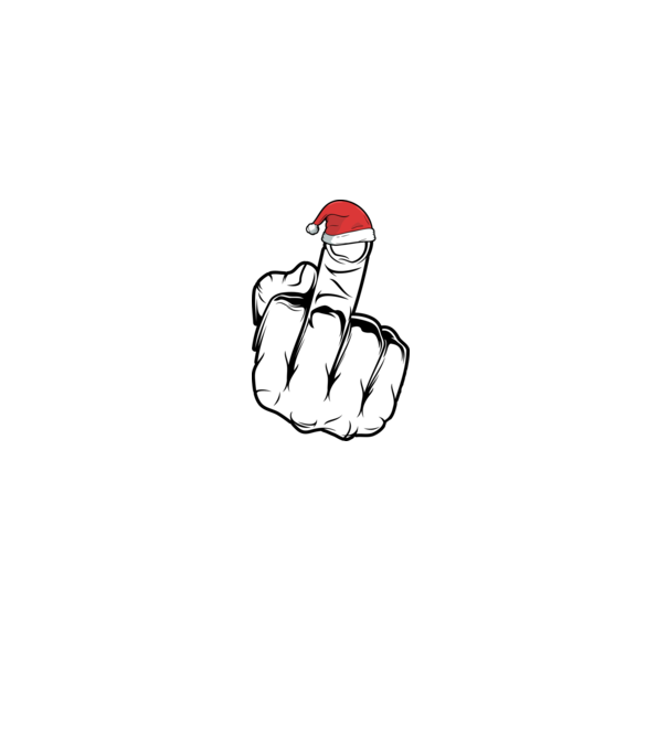 f u christmas model alb pe tricou