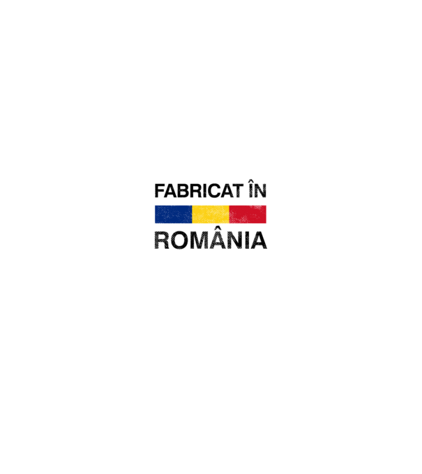 Fabricat în România model negru pe tricou
