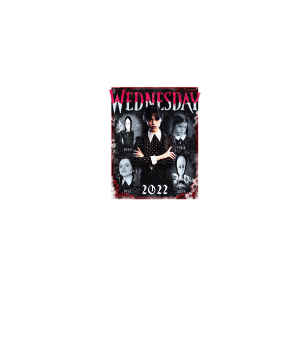 WEDNESDAY multi all time model albastru jeanși pe tricou