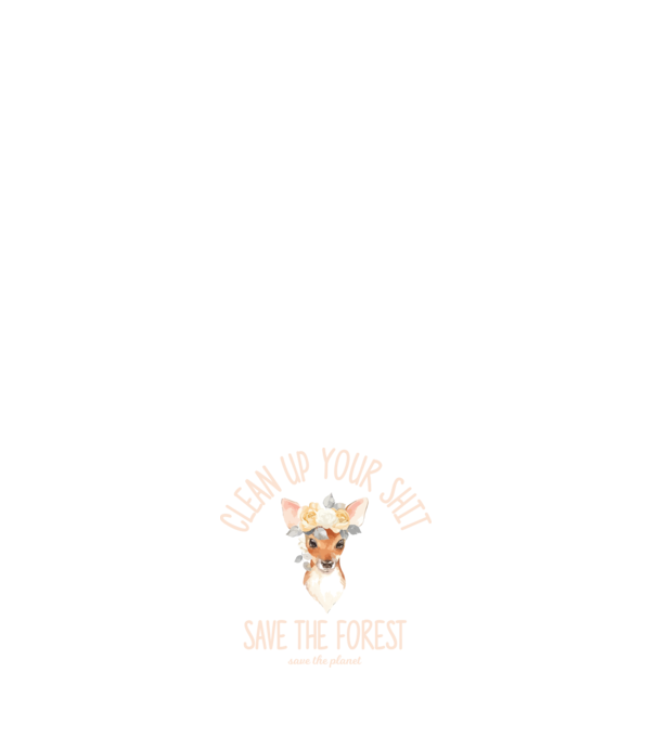 Clean up your shit model negru pe tricou