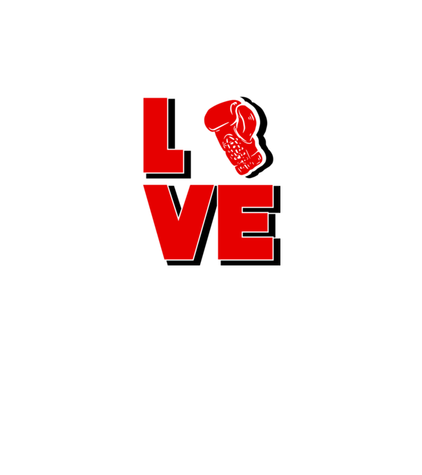 LOVE BOX model alb pe tricou